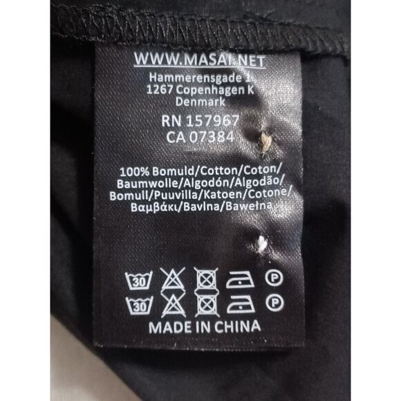 MASA Neja Colorblock Shirt Dress 100% Cotton Lightweight Long Sleeve XXL - Picture 8 of 9